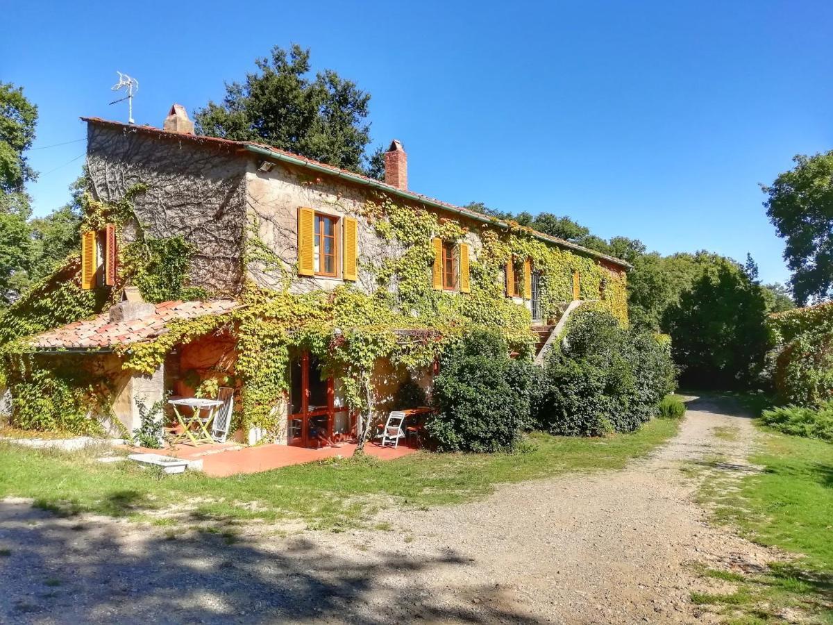 Podere Poggio Corbo Villa Chiusdino Bagian luar foto